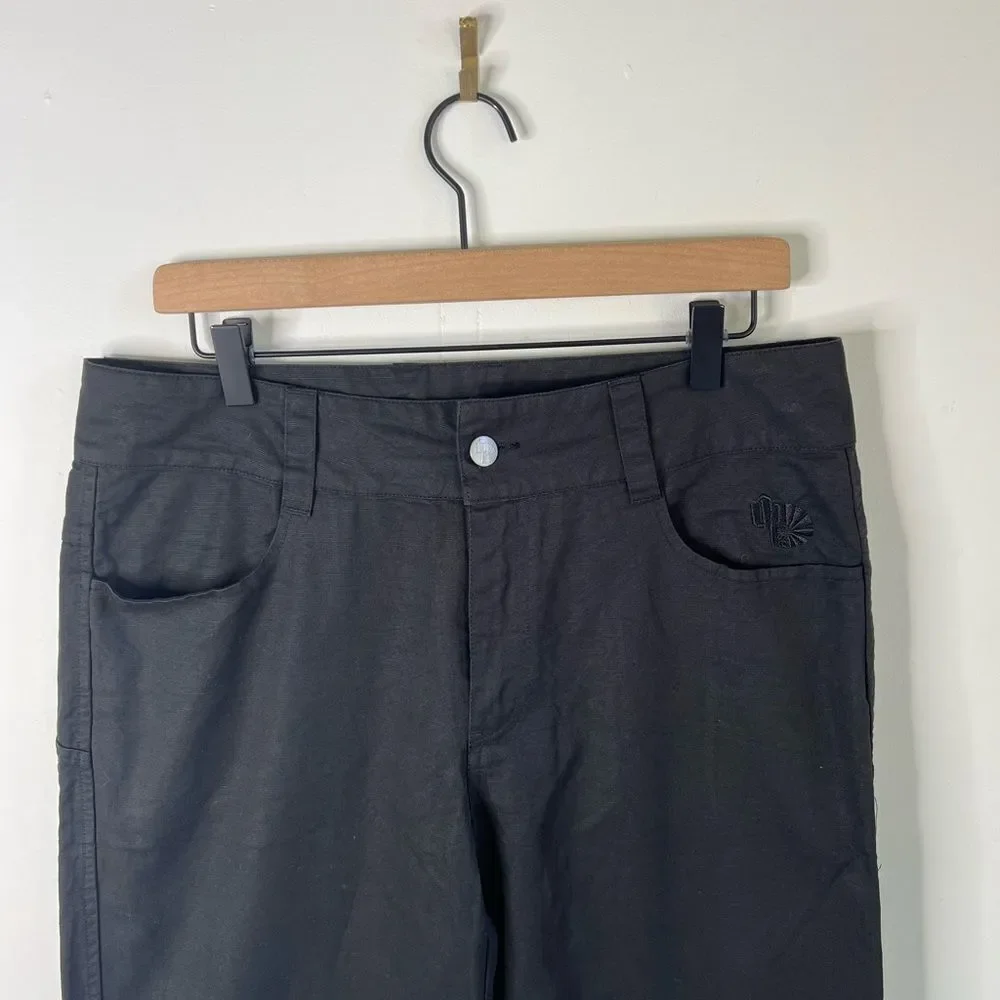 Hemp Organic Cotton Black Chino Work Pants size 34 Vegan